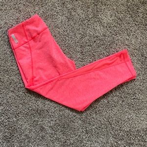 Zella crop leggings, hot coral color, Women’s size Small